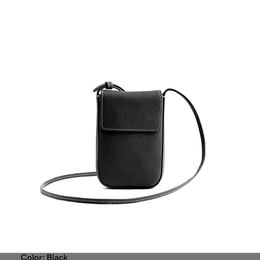 Quince Black Crossbody Bag